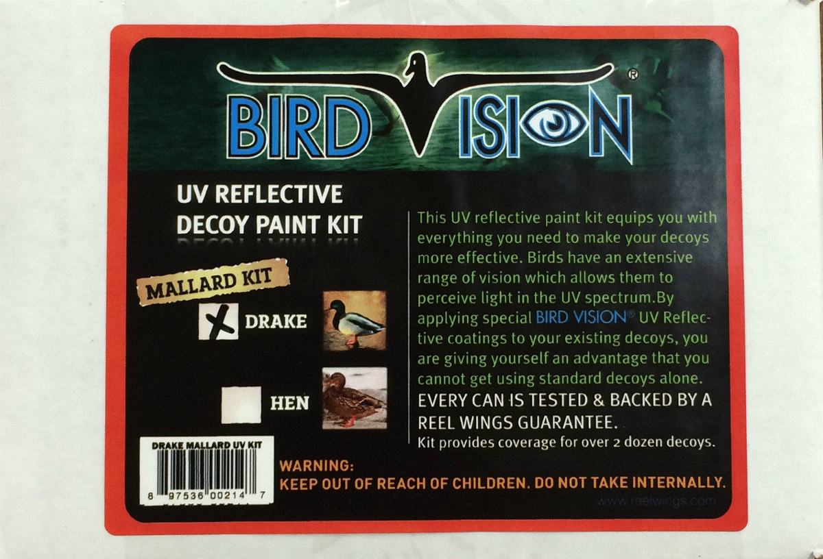Bird Vision Hen Mallard Deluxe Decoy Paint Kit – Reel Wings