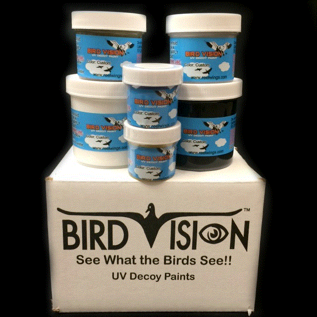 Bird Vision Lesser Scaup M and F Decoy Paint Kit Reel Wings